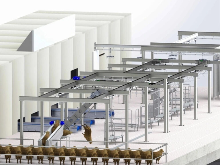 Slaughterhouse layout design model