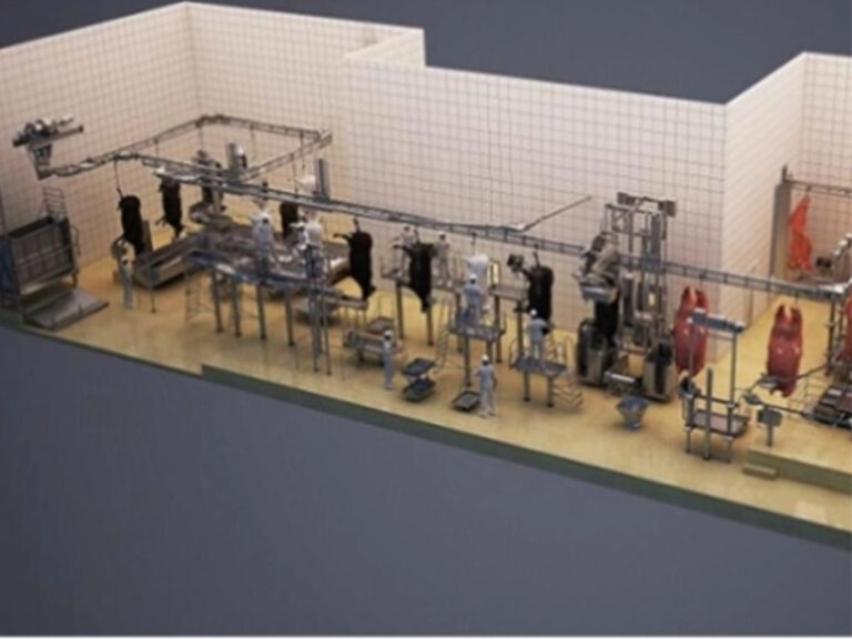 Slaughterhouse layout design model