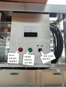 Stunning machine control box