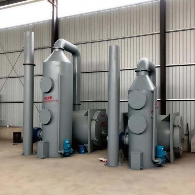Animal carcass and waste incinerator with water mist filtration, four models