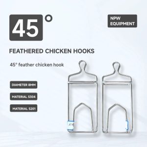 Stainless Steel Hooking and Slaughtering Hooks