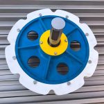385 Corner Idler for Poultry Overhead Conveyor Line