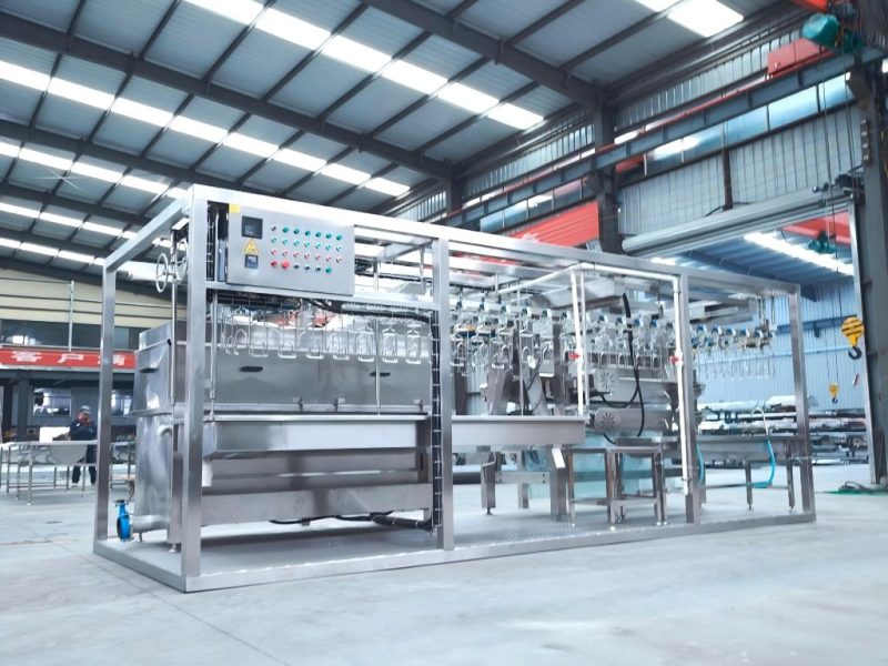 Pollution Control in the Hanging Area of a 200 BPH Compact Poultry Slaughter Line