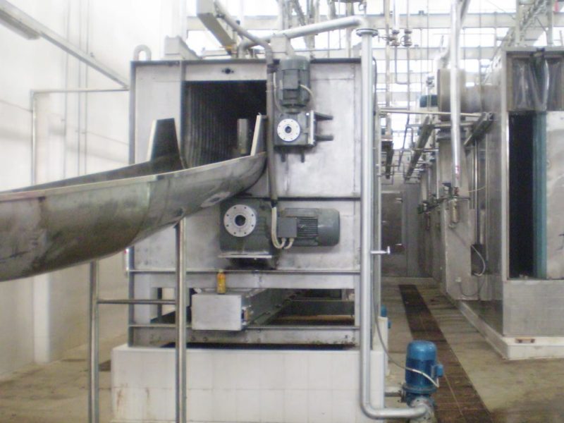 Continuous Pig Dehairing: Spiral Machine & Two-Stage Spiral Pig Scalding & Dehairing Machine