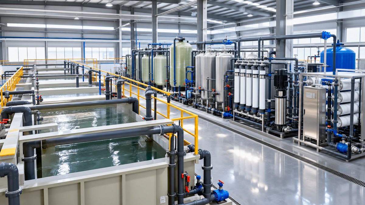 50 T/H Electroplating Wastewater Heavy Metal Removal