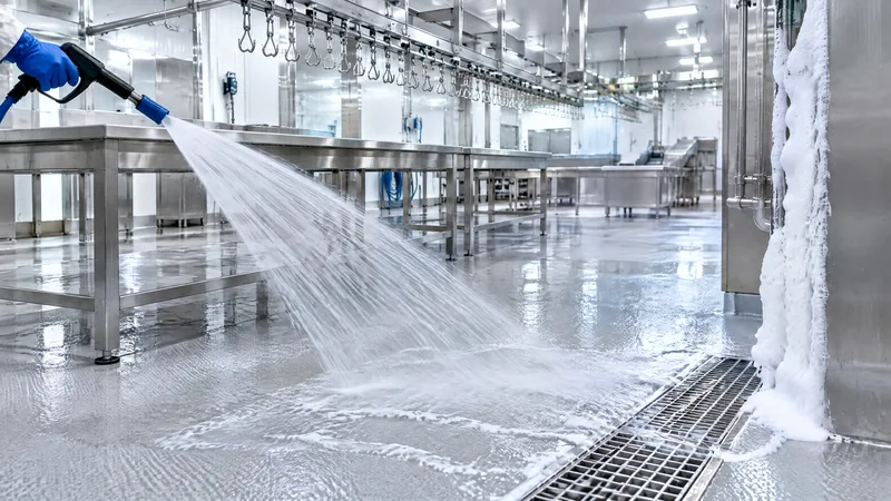 Abattoir Bio-Waste Flushing