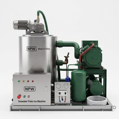 seawater flake ice machine on board NPW-FS series for fishing boat
