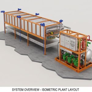 aluminum direct cooling block ice machine NPW-B series for concrete cooling