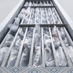 bag ice machine NPW-BAG series for supermarket seafood display