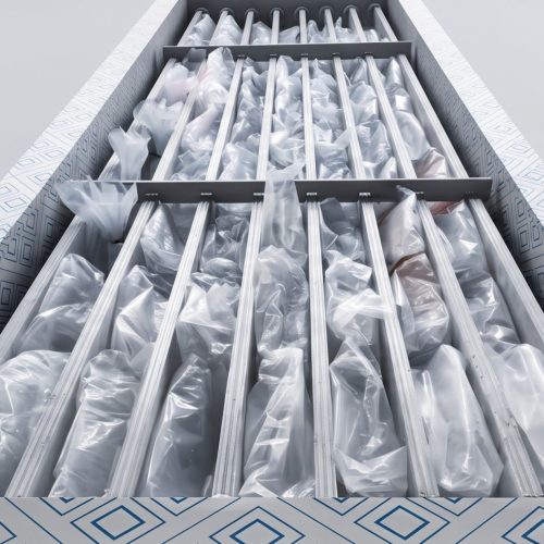 bag ice machine NPW-BAG series for supermarket seafood display