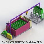 salt-water block ice machine NPW-BRINE series for cold chain transport