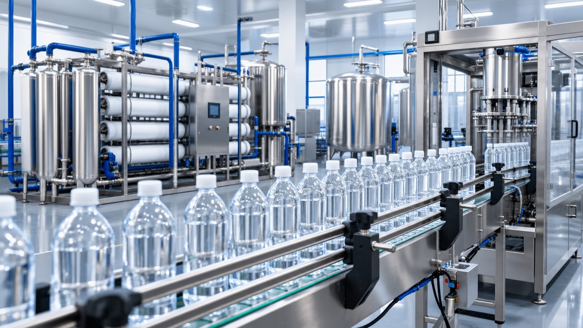 Bottled and Barrel Water Filling Plant