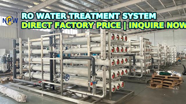 100T/H LARGE-SCALE REVERSE OSMOSIS WATER TREATMENT SYSTEM FOR INDUSTRIAL WATER PLANTS