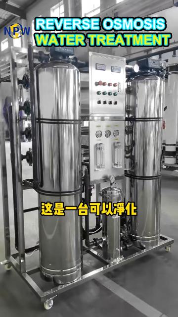 1T/H STAINLESS STEEL REVERSE OSMOSIS WATER TREATMENT SYSTEM FOR BOILER AND DOMESTIC USE