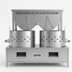 Double-Barrel Declaw Yellow Skin Machine